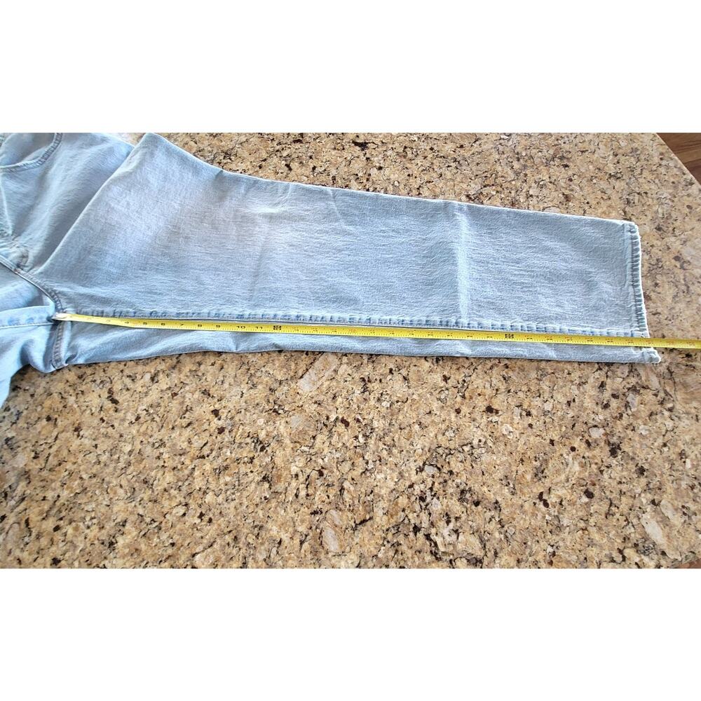 Womens Universal Thread High Rise 90s Straight Light Wash Denim Jeans Sz: 17R - Picture 11 of 16